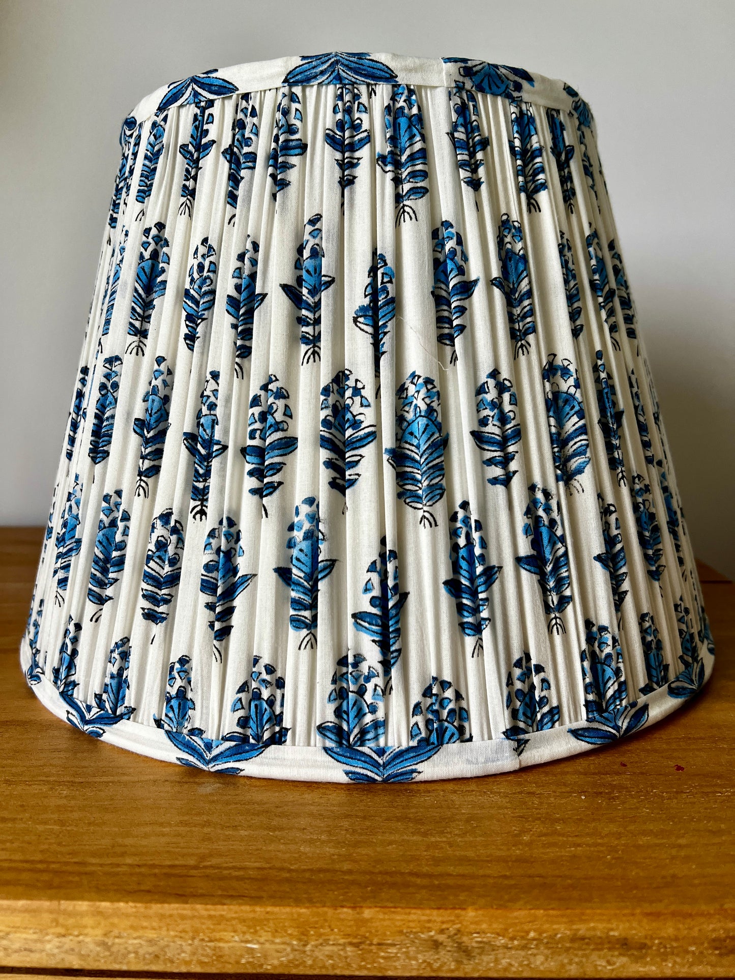 Lucy Block Printed Pleated Lampshade