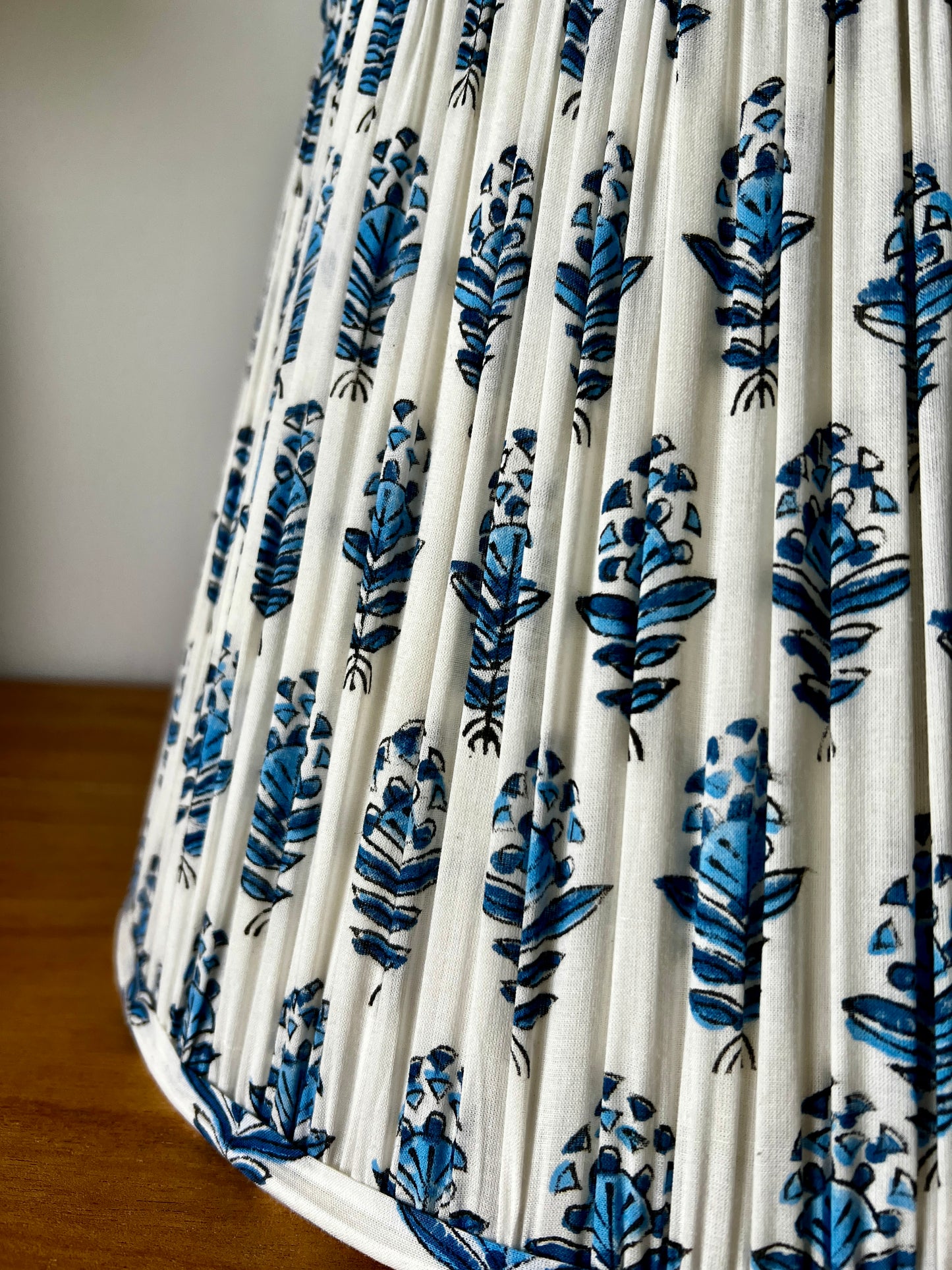 Lucy Block Printed Pleated Lampshade