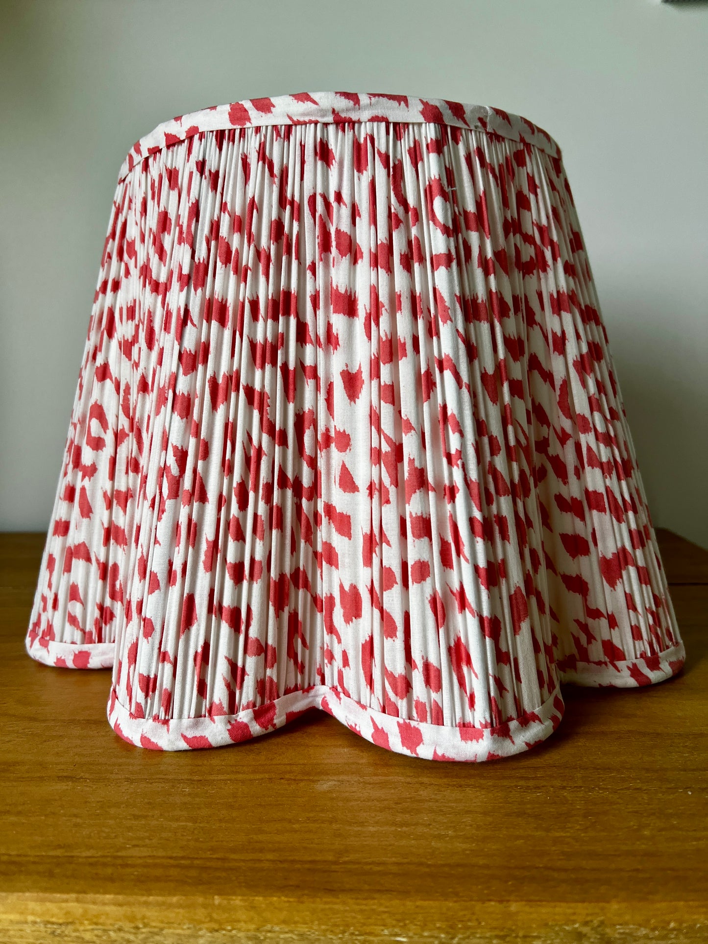 Wilbur Block Printed Pleated Lampshade