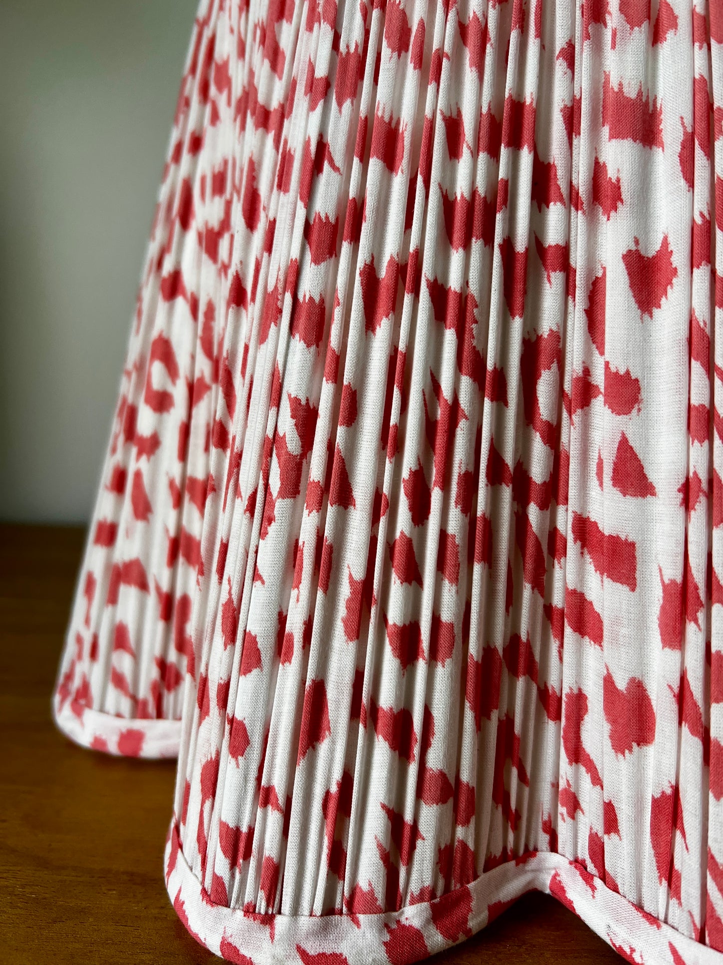 Wilbur Block Printed Pleated Lampshade