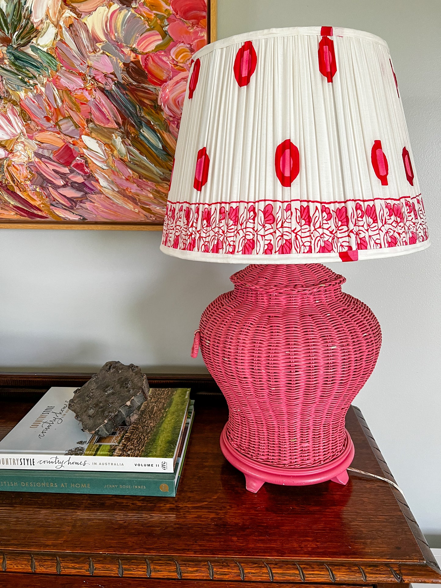 SALE Jake Block Printed Pleated Lampshade