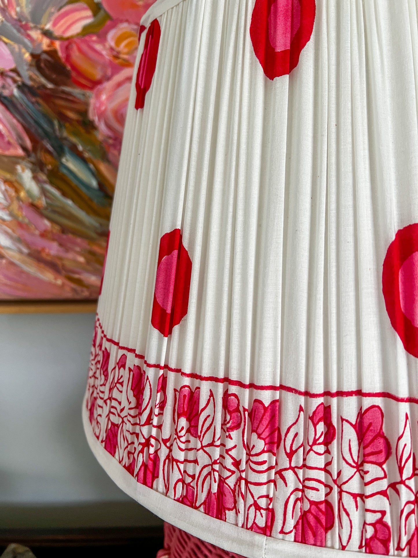 SALE Jake Block Printed Pleated Lampshade