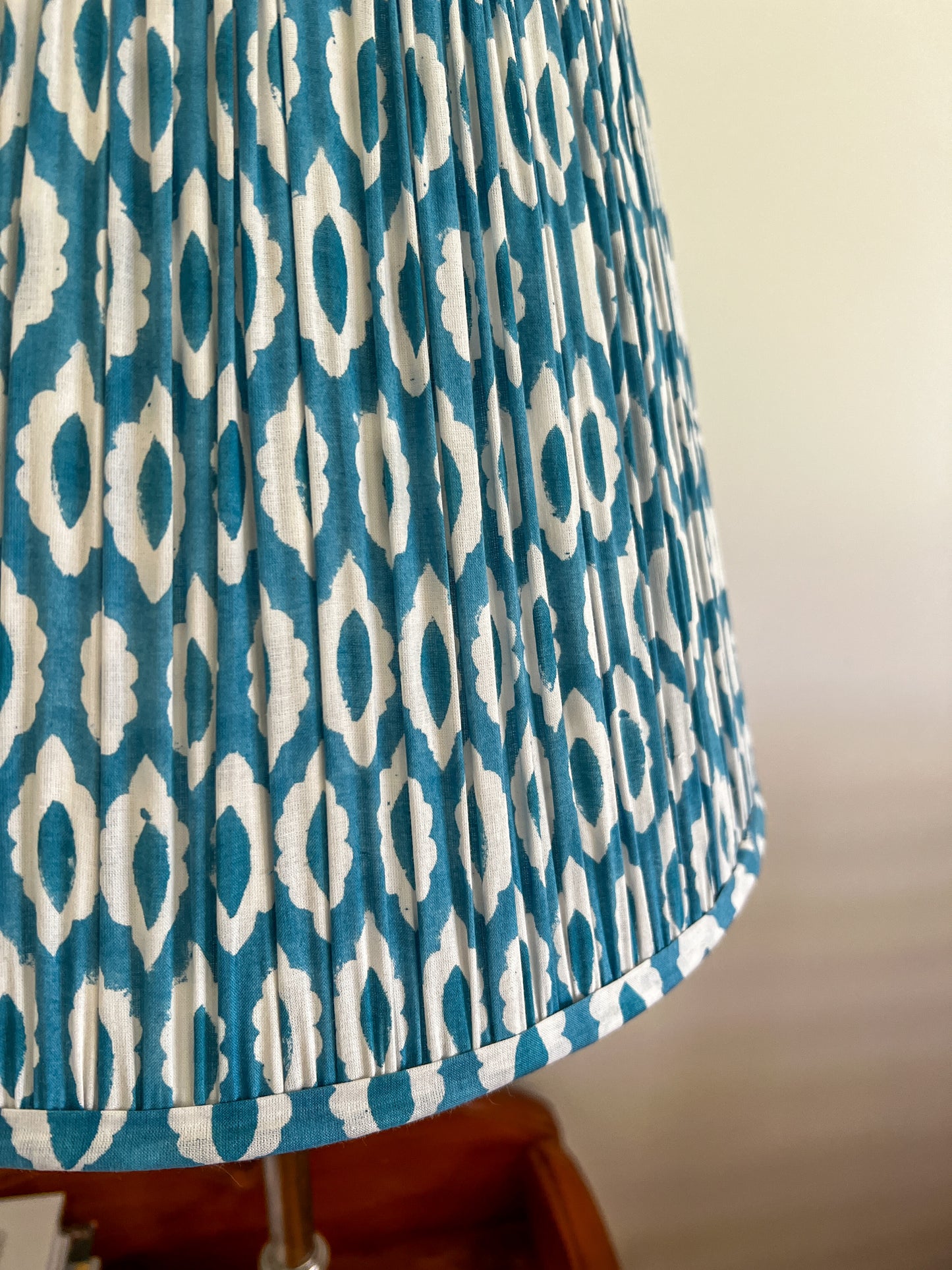 Marshall Block Printed Pleated Lampshade