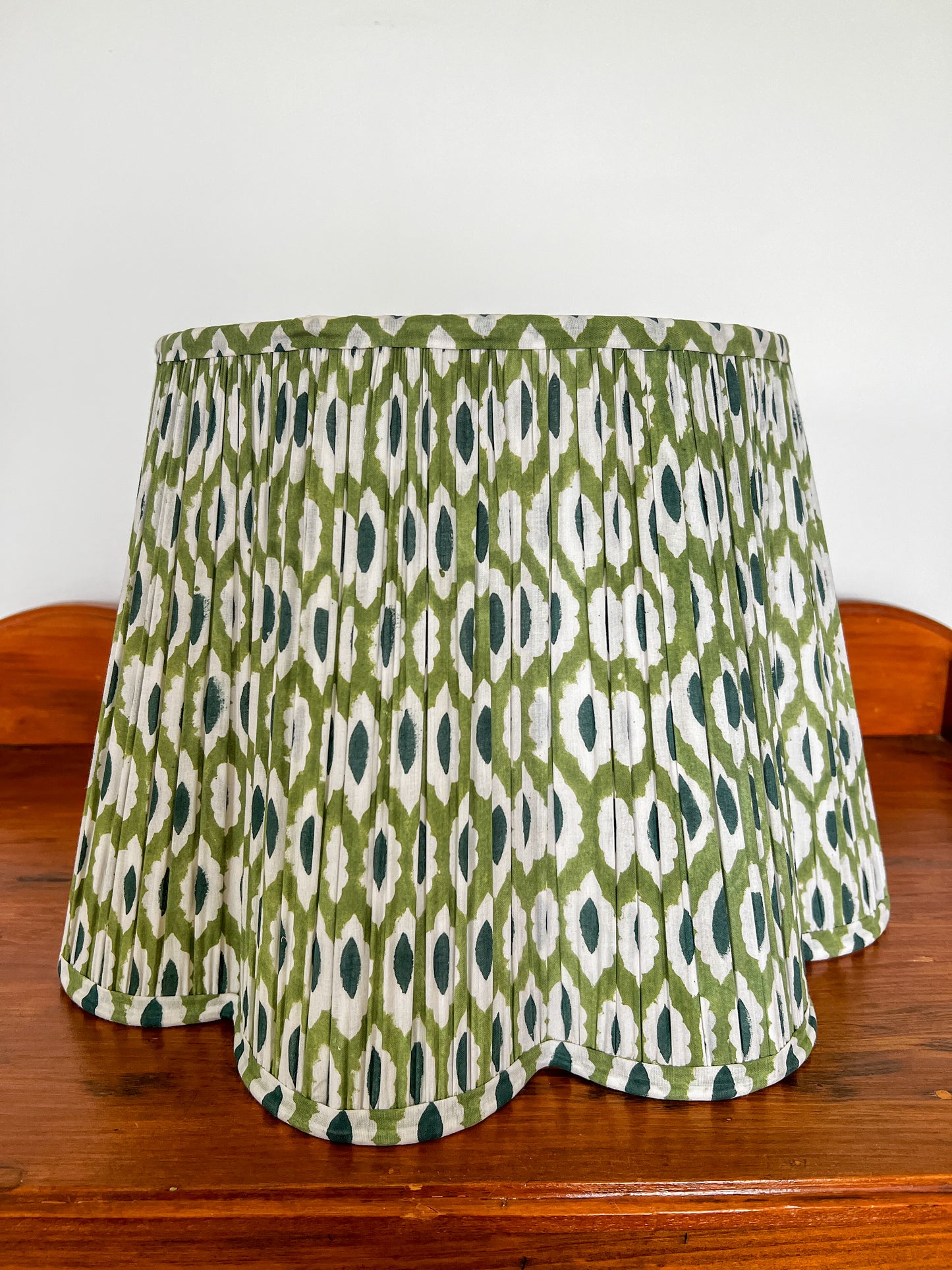 Audrey Block Printed Pleated Lampshade