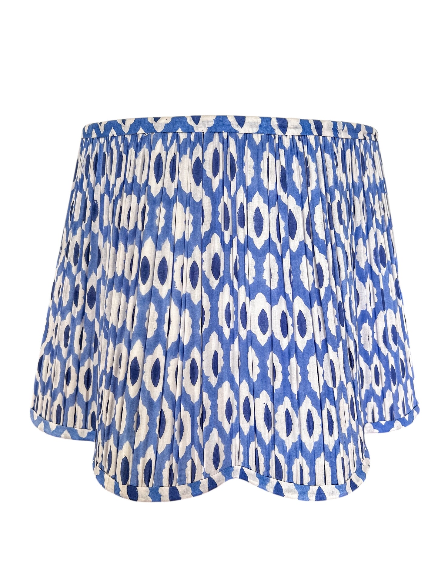 Audrey Block Printed Pleated Lampshade