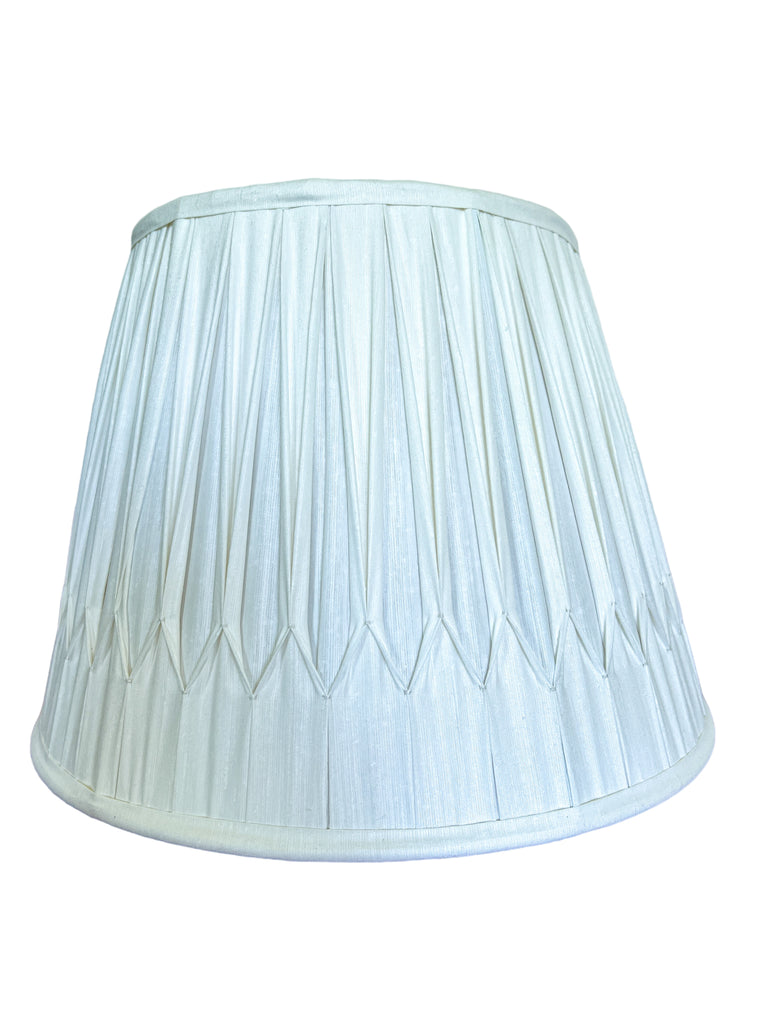 Duck egg blue pleated on sale lamp shade