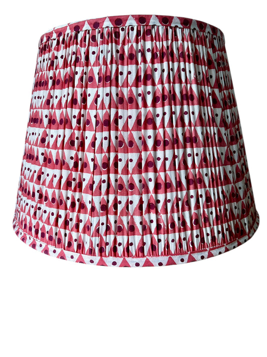 Margot Block Printed Pleated Lampshade