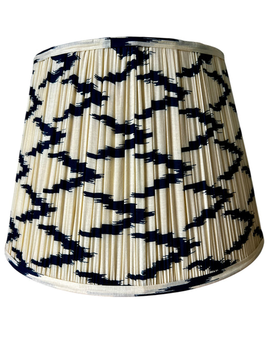 Sebastian Ikat Printed Pleated Lampshade