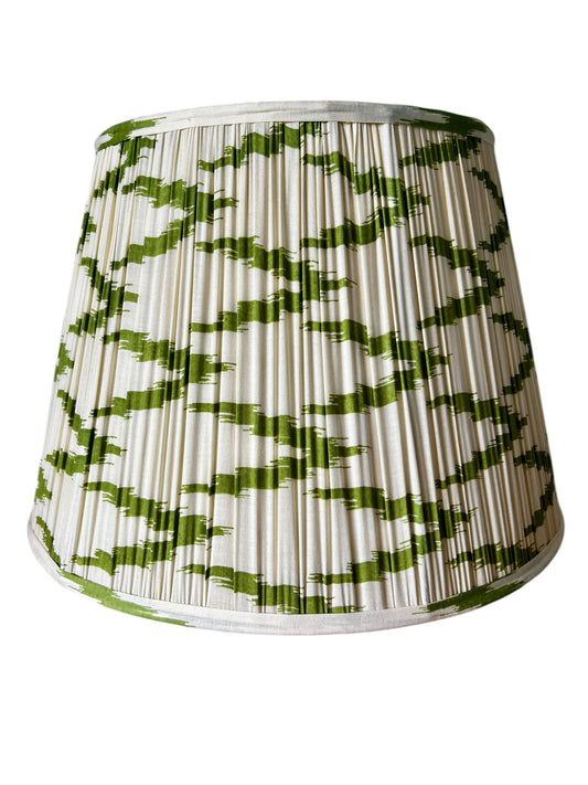 Ruary Ikat Printed Pleated Lampshade