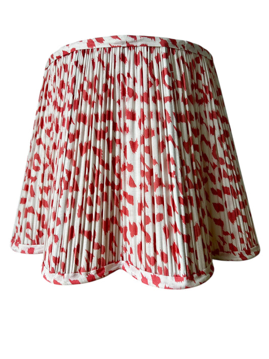 Wilbur Block Printed Pleated Lampshade