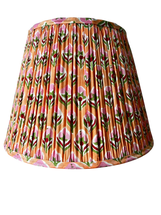 Sebastian Block Printed Pleated Lampshade