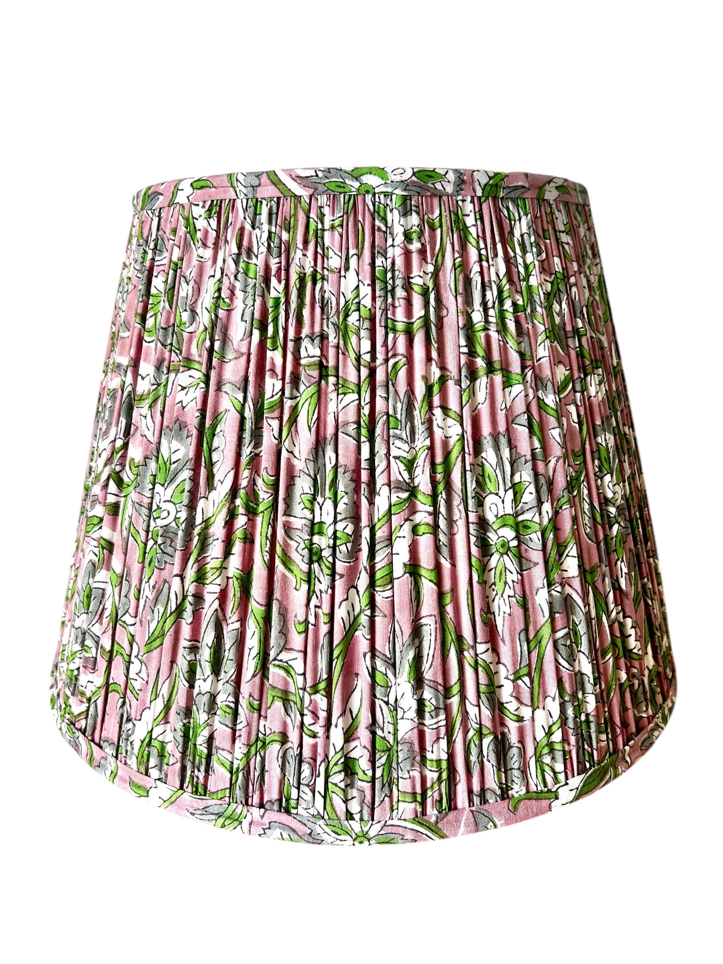 Arlo Block Printed Pleated Lampshade