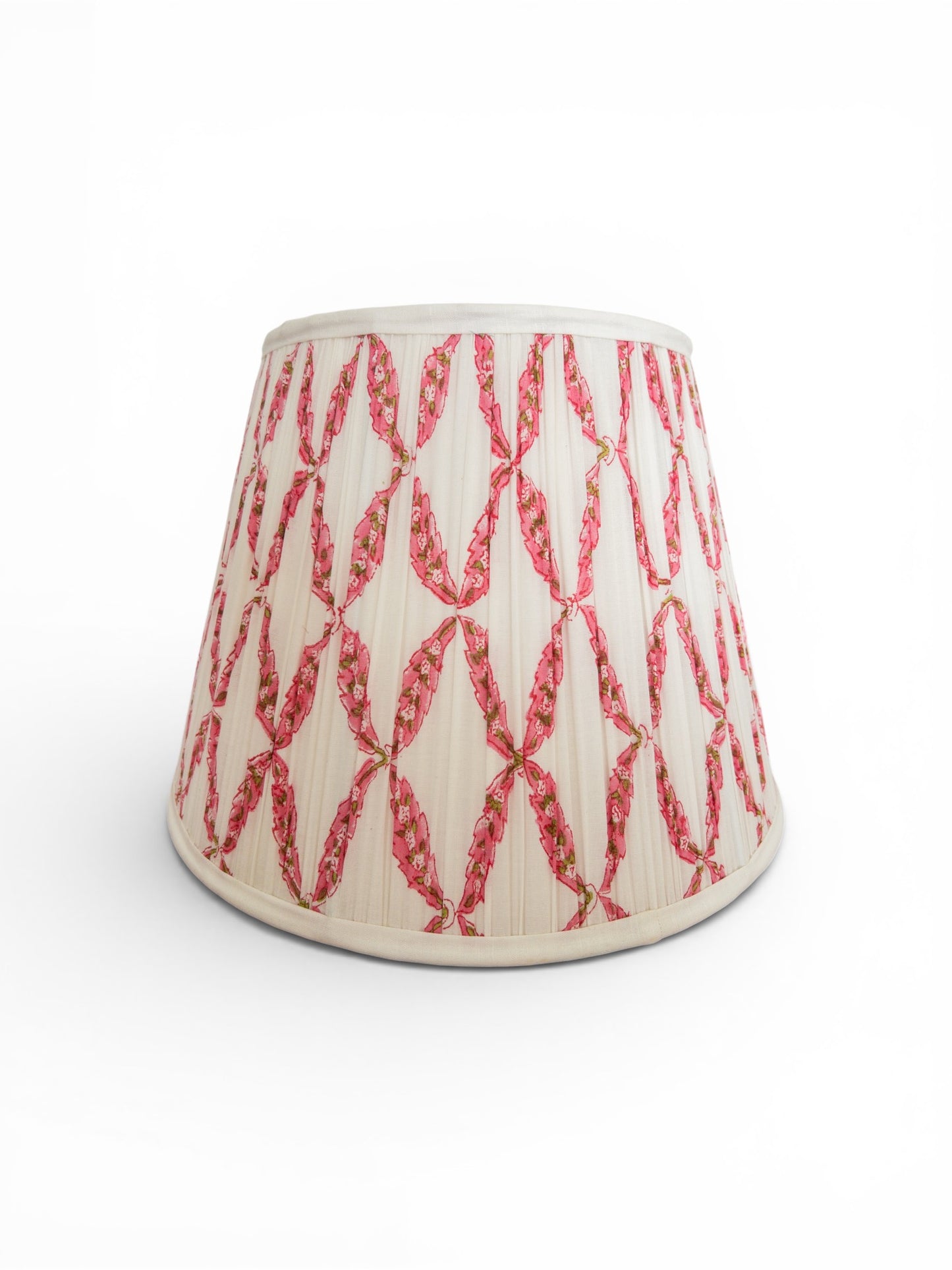 Eleanor Block Printed Pleated Lampshade