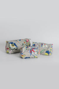 Apple Quilted Cosmetic Bag