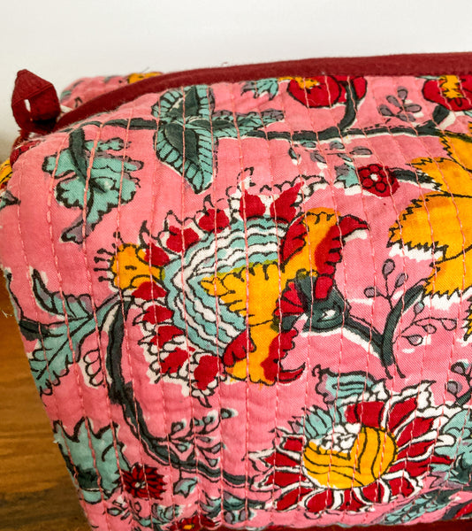 SALE Polly Quilted Cosmetic Bag
