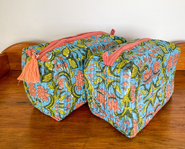SALE Jolene Quilted Cosmetic Bag