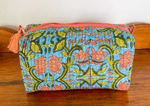 SALE Jolene Quilted Cosmetic Bag