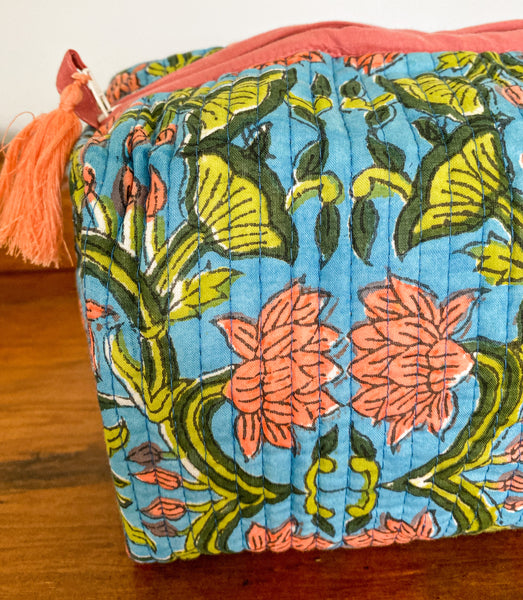 SALE Jolene Quilted Cosmetic Bag