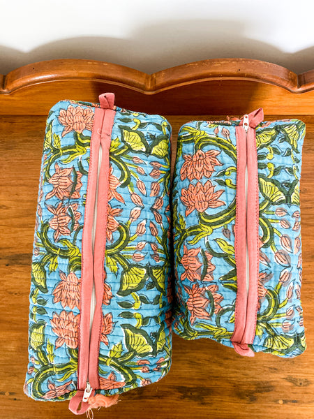 SALE Jolene Quilted Cosmetic Bag