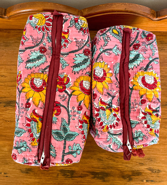 SALE Polly Quilted Cosmetic Bag