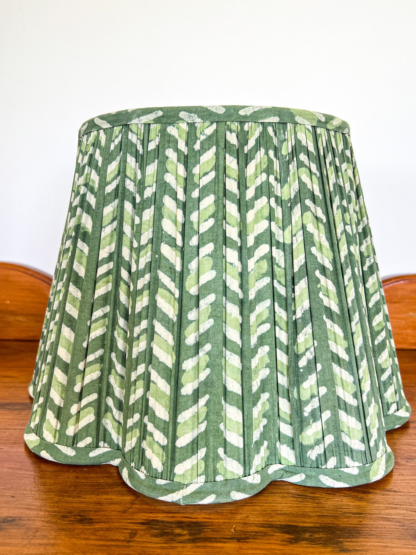 Hughie Block Printed Pleated Lampshade