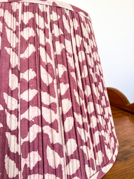 SALE Joe Block Printed Pleated Lampshade