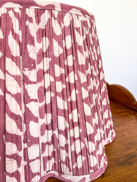 SALE Joe Block Printed Pleated Lampshade