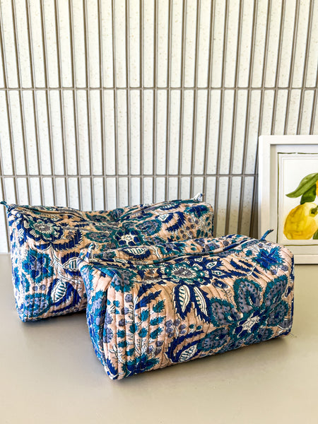 Scott Quilted Cosmetic Bag