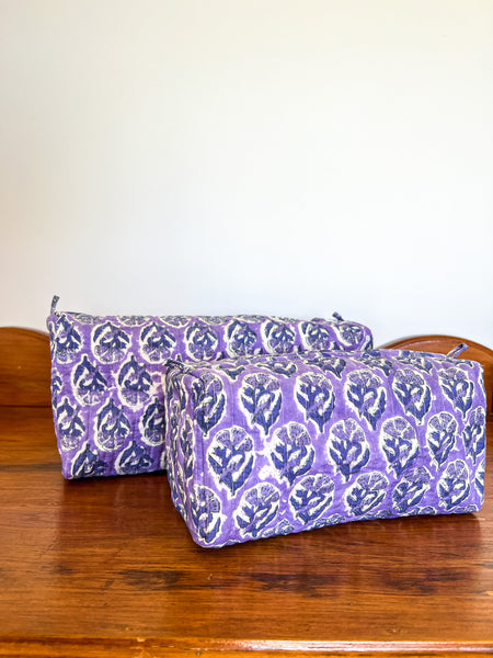 Chloe Quilted Cosmetic Bag