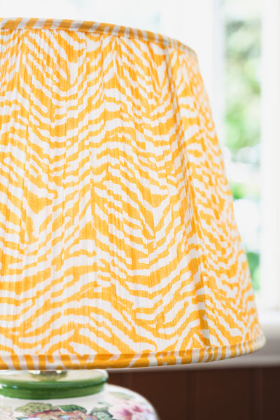 SALE Sandy Block Printed Pleated Lampshade
