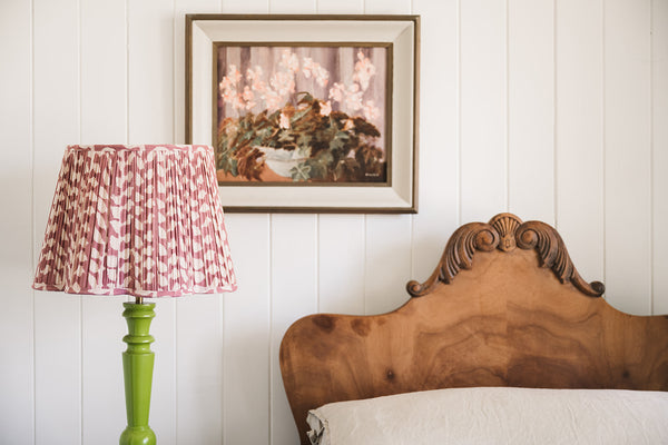 SALE Joe Block Printed Pleated Lampshade