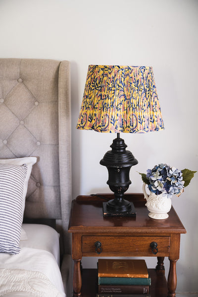 SALE Emma Block Printed Pleated Lampshade