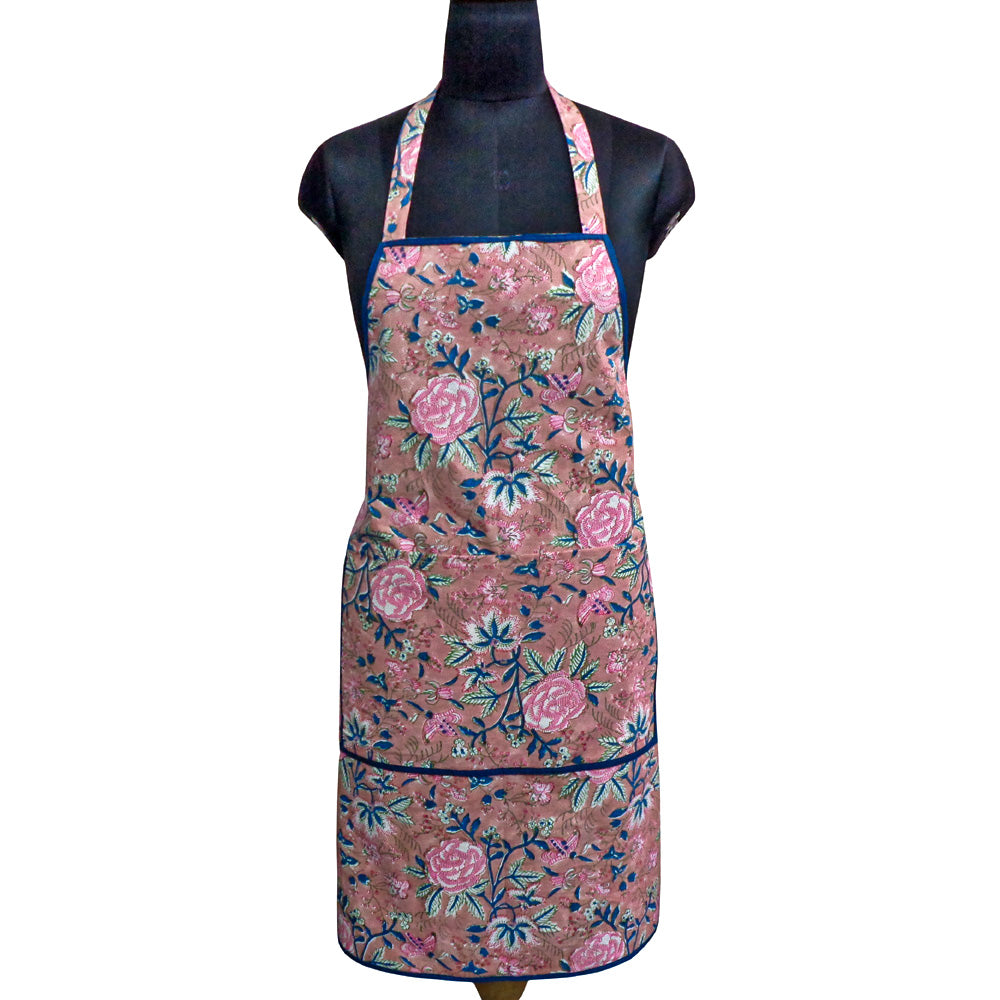 SALE Mabel Block Printed Apron