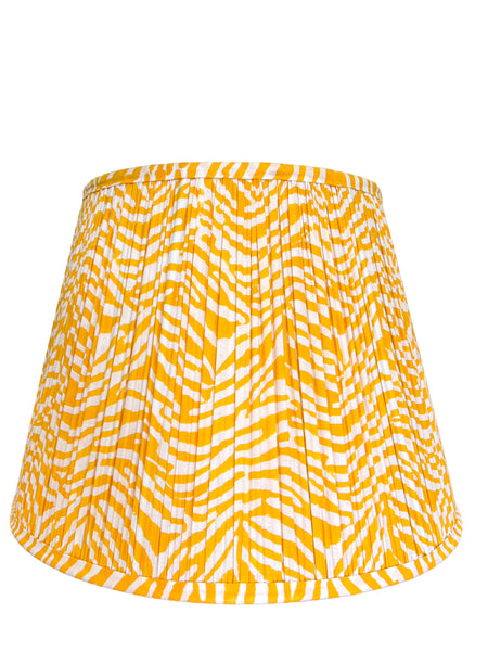 SALE Sandy Block Printed Pleated Lampshade