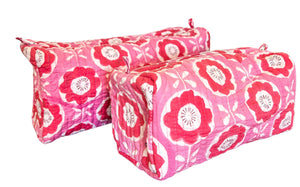 Leesa Quilted Cosmetic Bag
