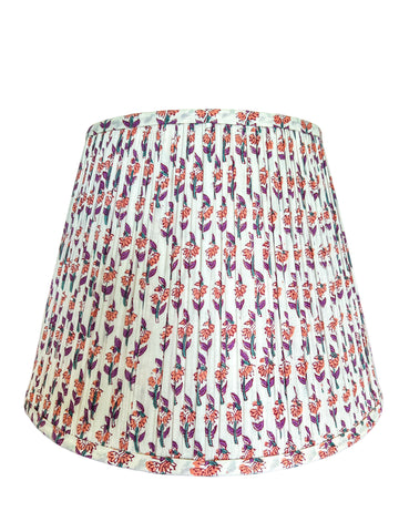 SALE Amanda Block Printed Pleated Lampshade