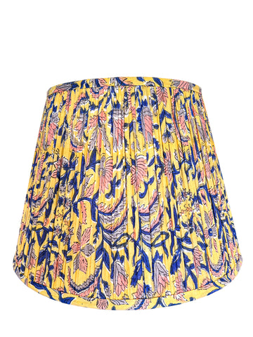 SALE Emma Block Printed Pleated Lampshade