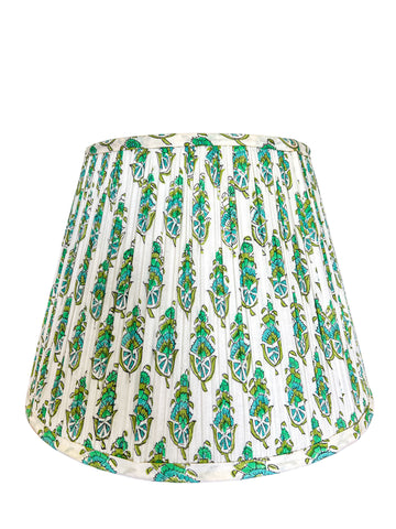 SALE Misty Block Printed Pleated Lampshade