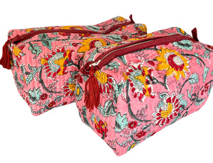 SALE Polly Quilted Cosmetic Bag