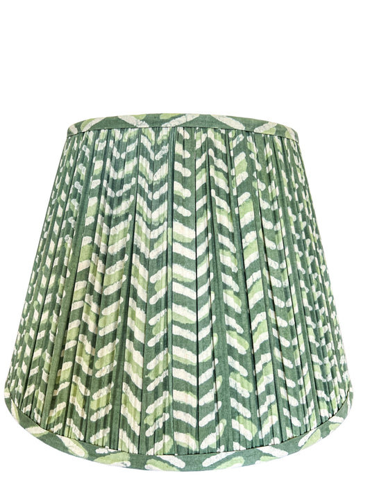 Hughie Block Printed Pleated Lampshade