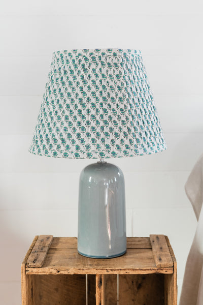 SALE Hayley Block Printed Pleated Lampshade